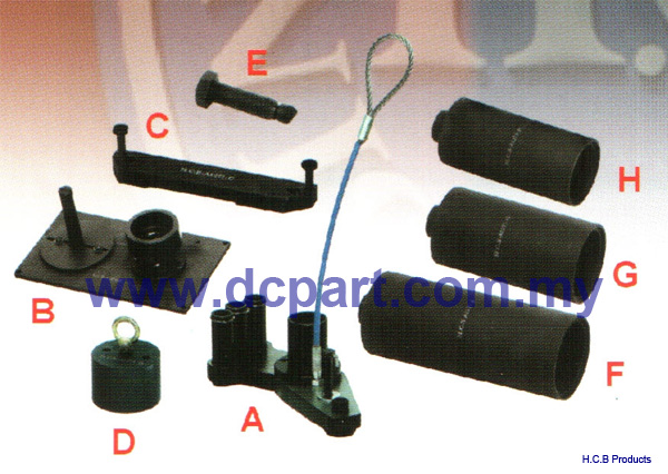 European Truck Repair Tools DAF TRUCK TRANSMISSION ASSEMBLY REMOVAL/INSTALL SET ZF 16S A1271
