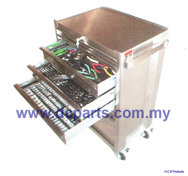 STAINLESS PROFESSIONAL TOOL BOX 7 DRAWERS WITH 165PCS TOOLS